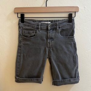 Zara grey denim jean shorts size 9